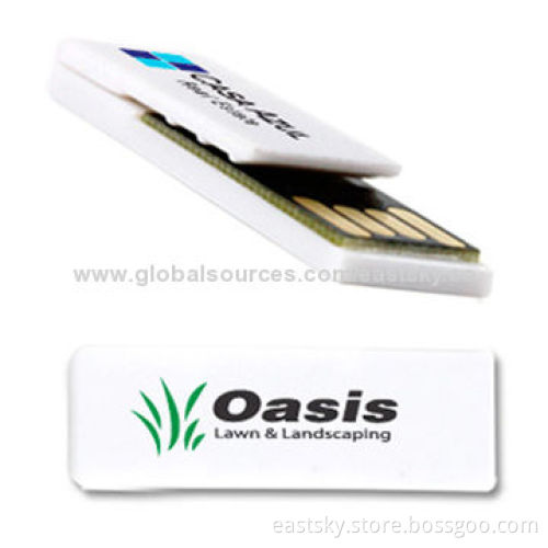 Paper clip plastic USB drive, available in various colors, 64MB to 32GB memory capacityNew